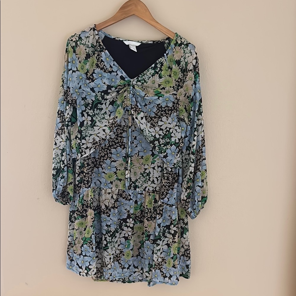 H&M Mama Floral Breastfeeding Friendly Dress